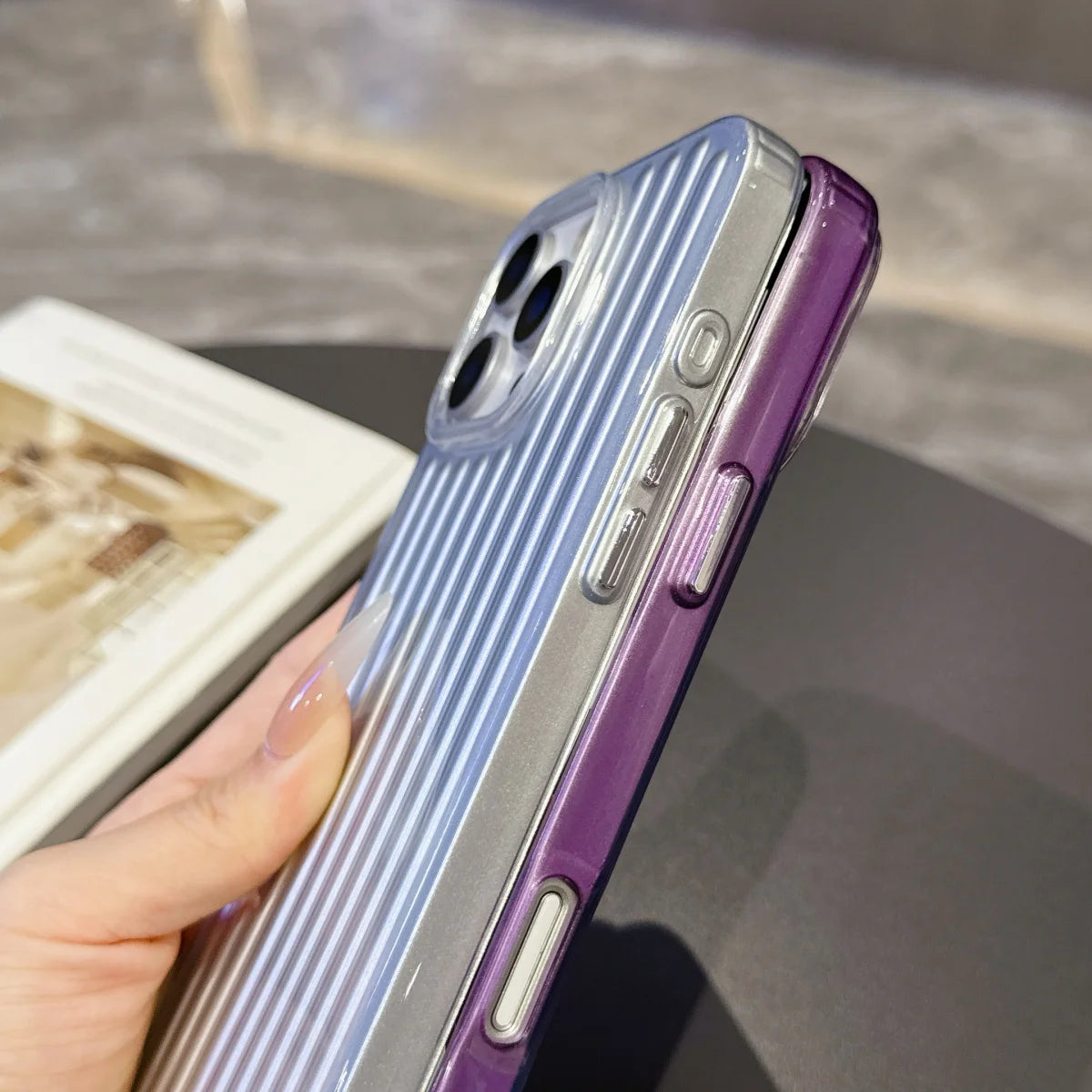 Suitcase Stripe Case