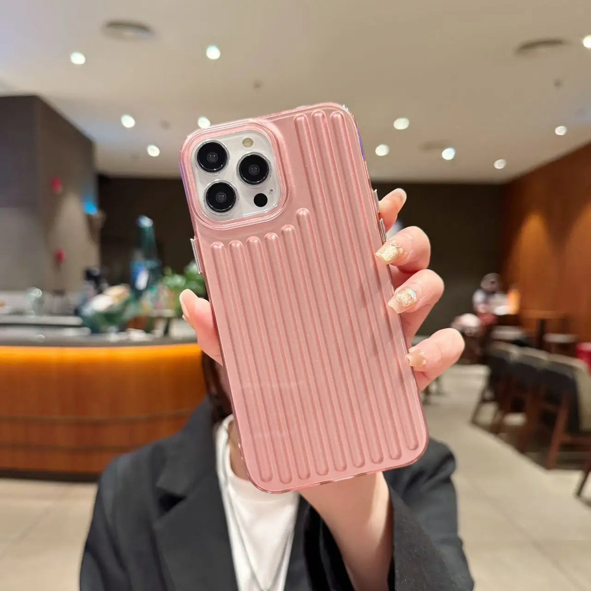 Suitcase Stripe Case