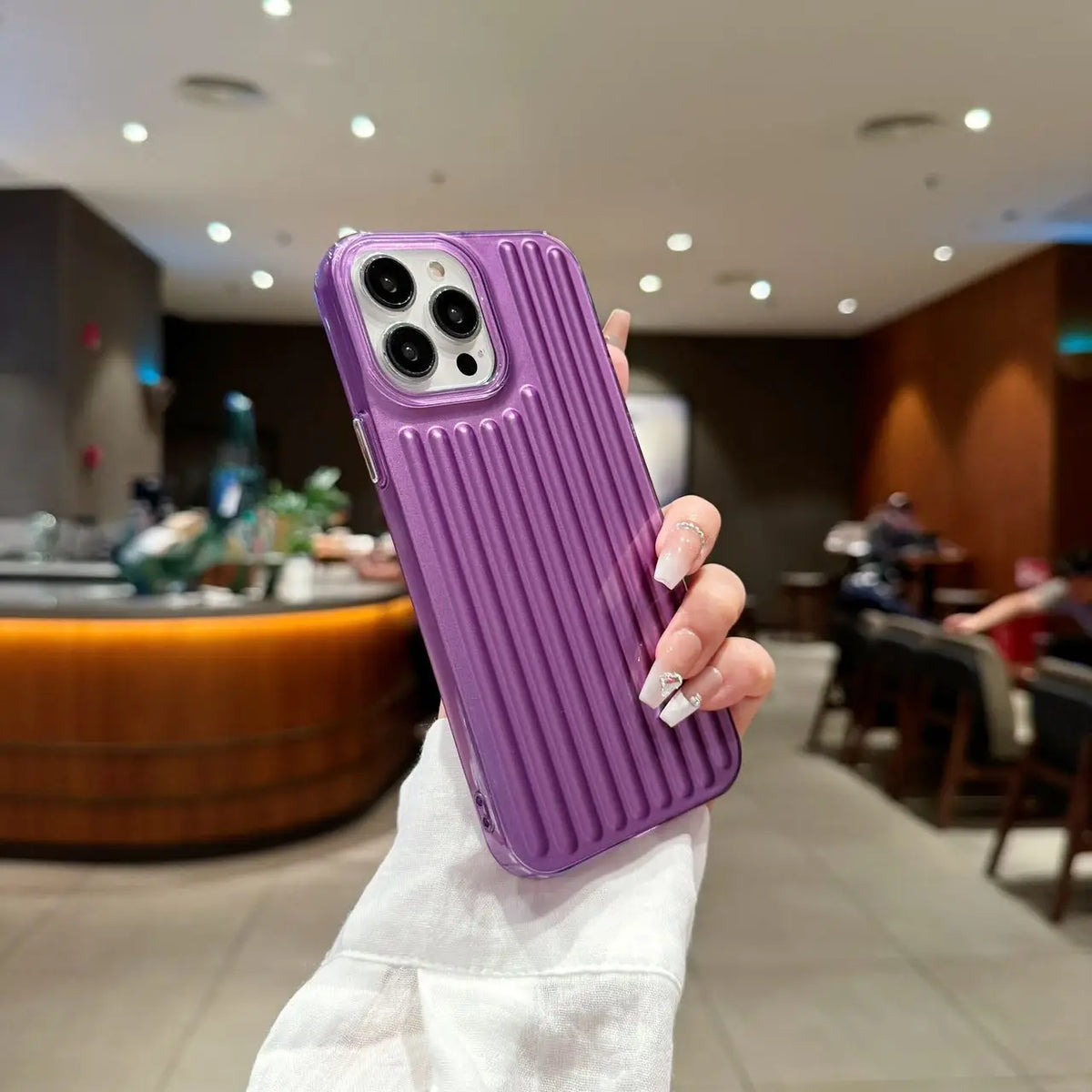 Suitcase Stripe Case