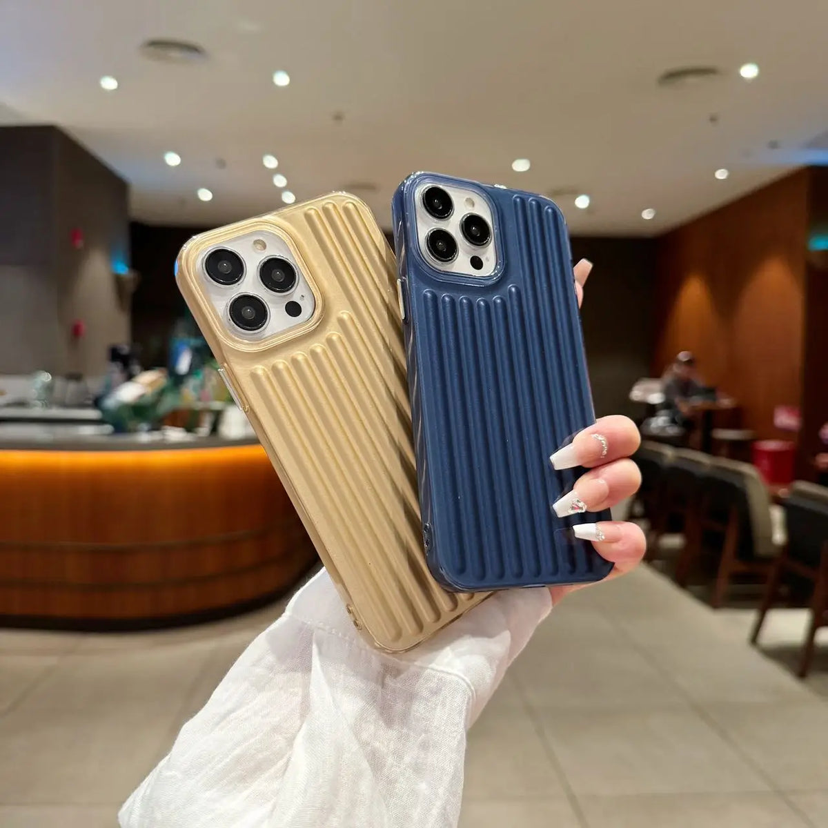 Suitcase Stripe Case
