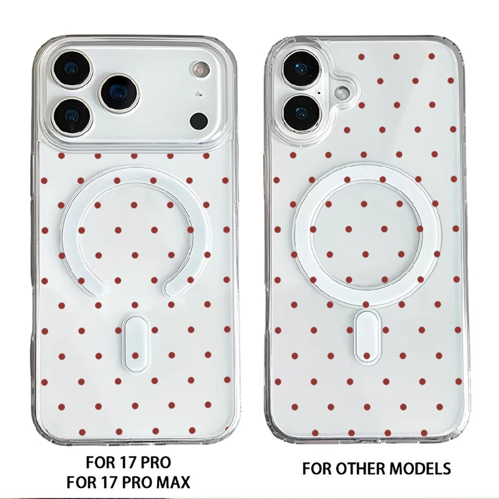 Red Dot MagSafe Wallet Case