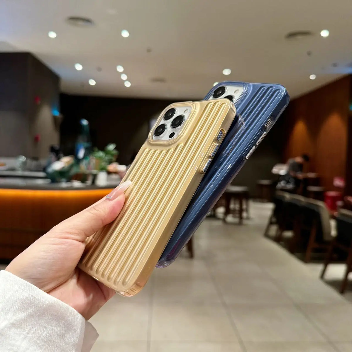 Suitcase Stripe Case