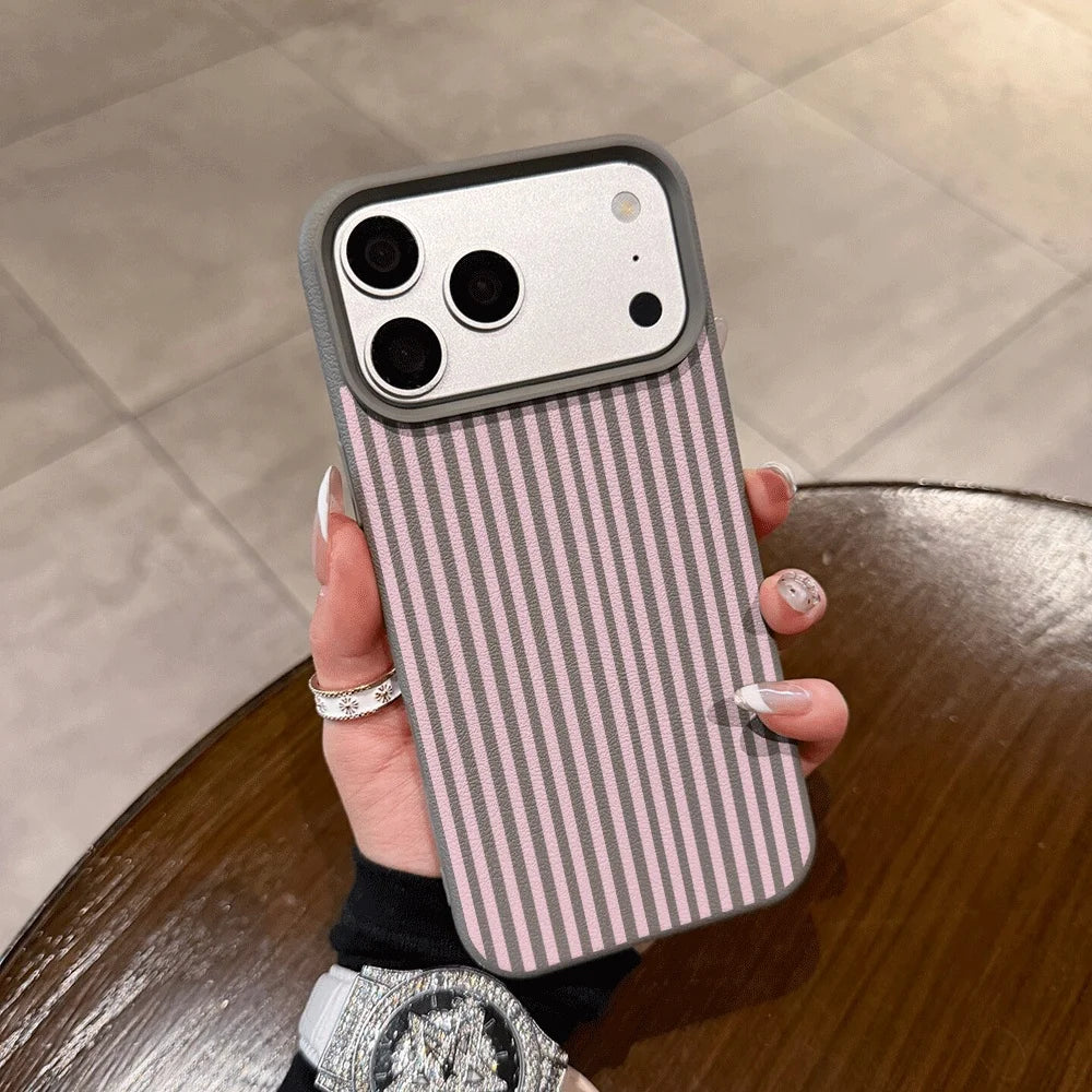 Pink Stripe Matte Case