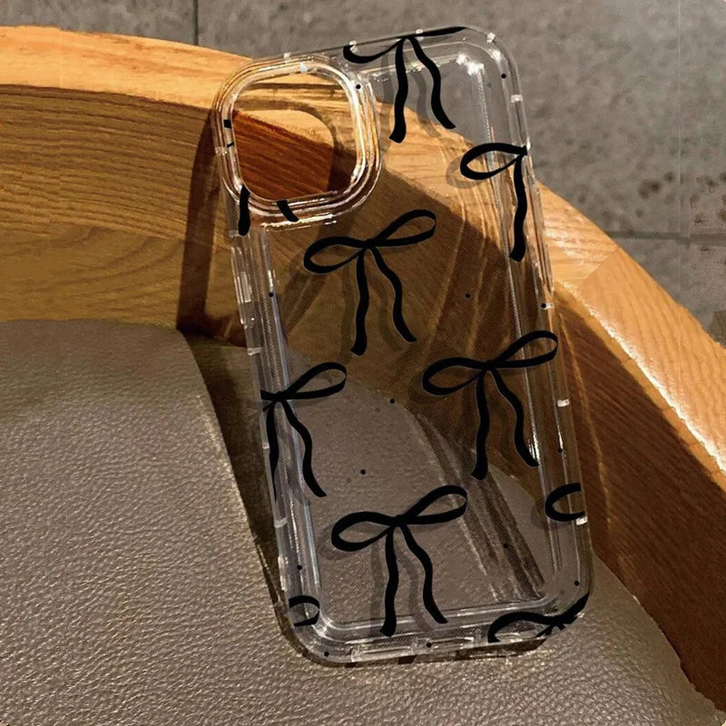 Heart Bow Clear Case