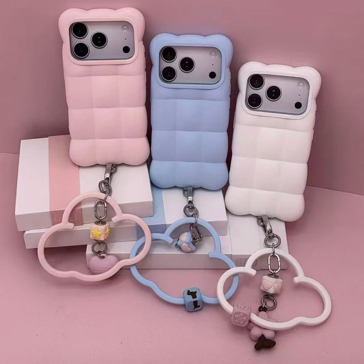Cloud Puff Case & Charm