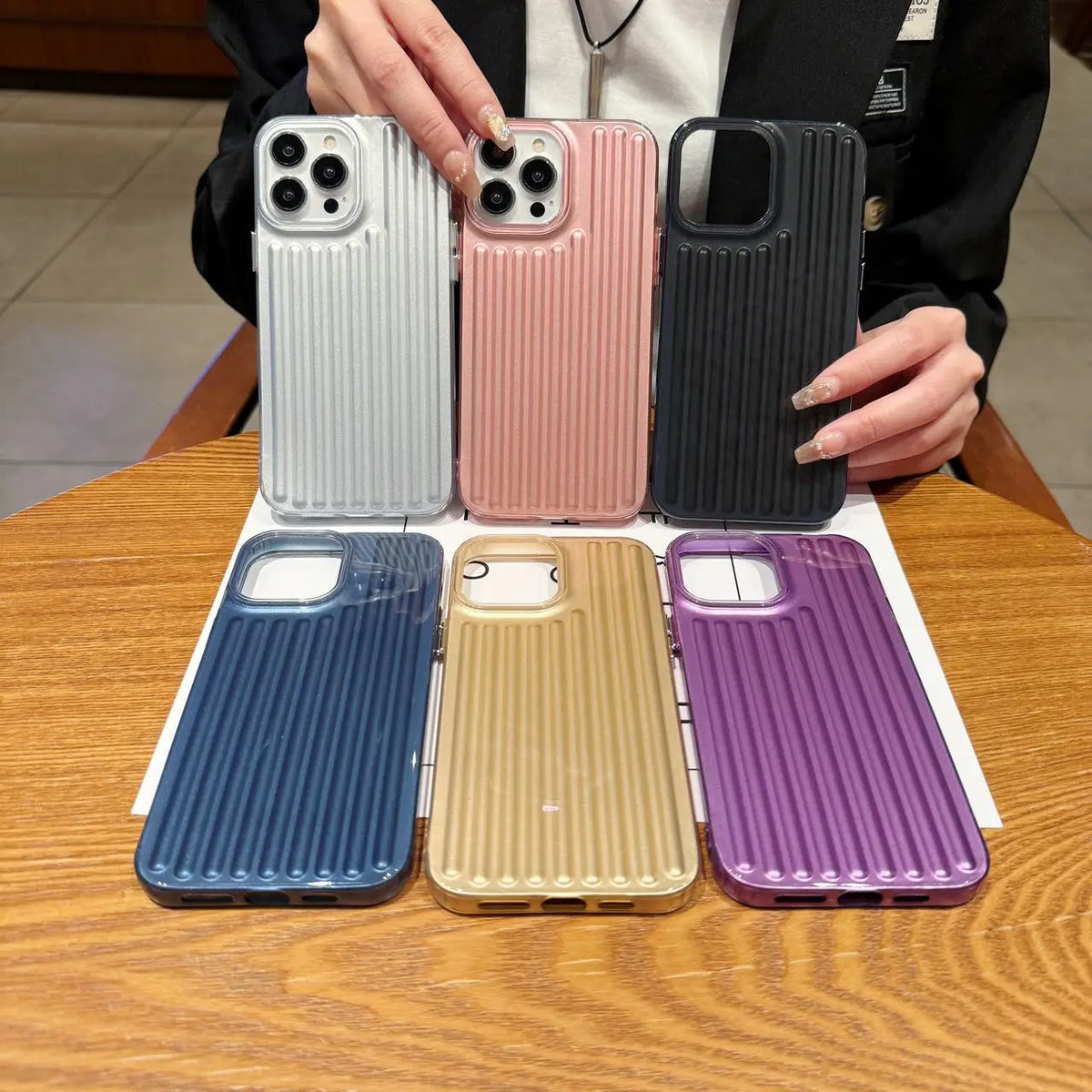 Suitcase Stripe Case