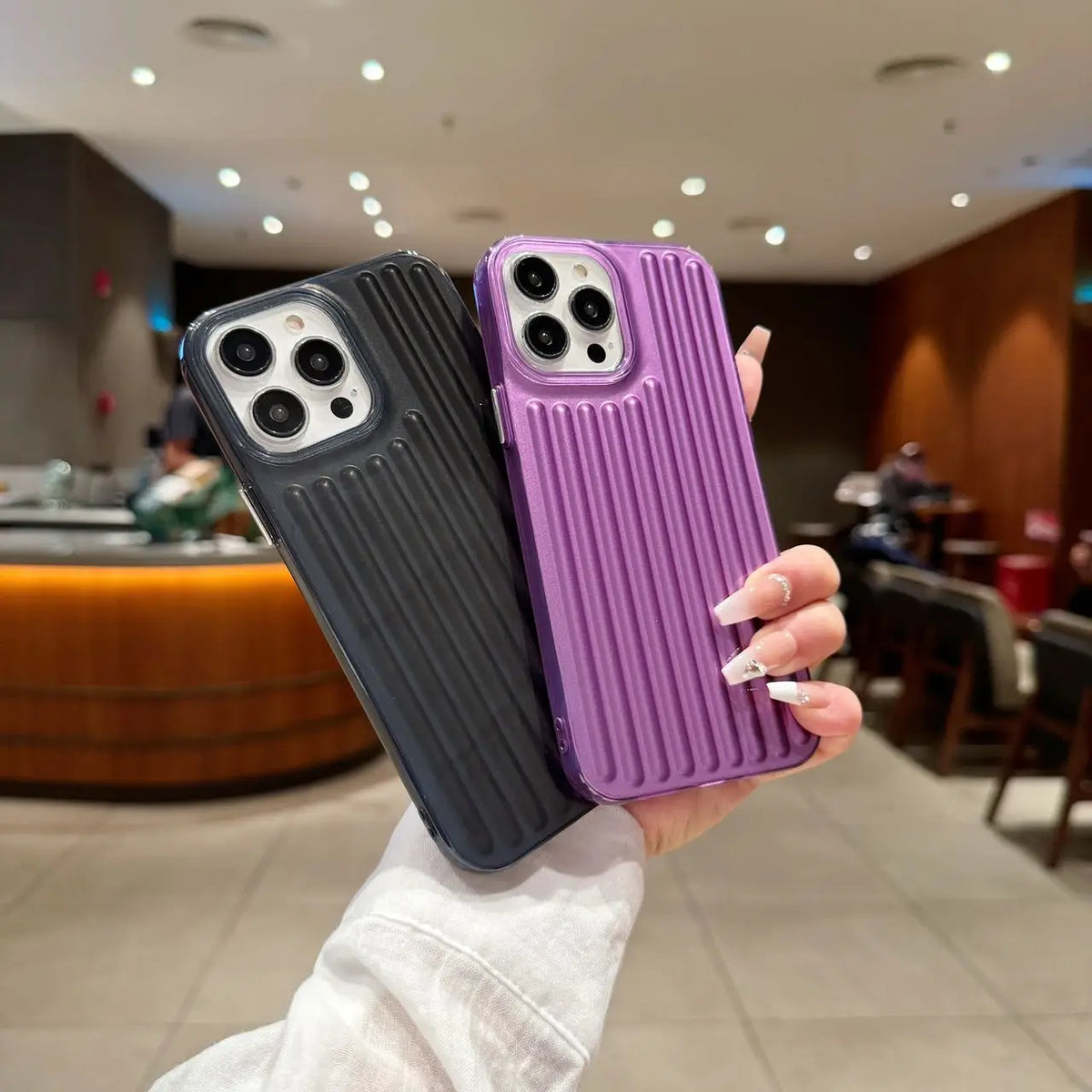 Suitcase Stripe Case