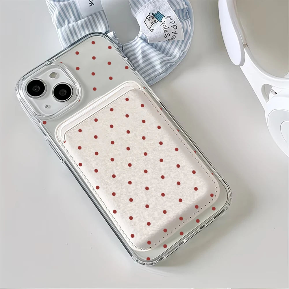 Red Dot MagSafe Wallet Case