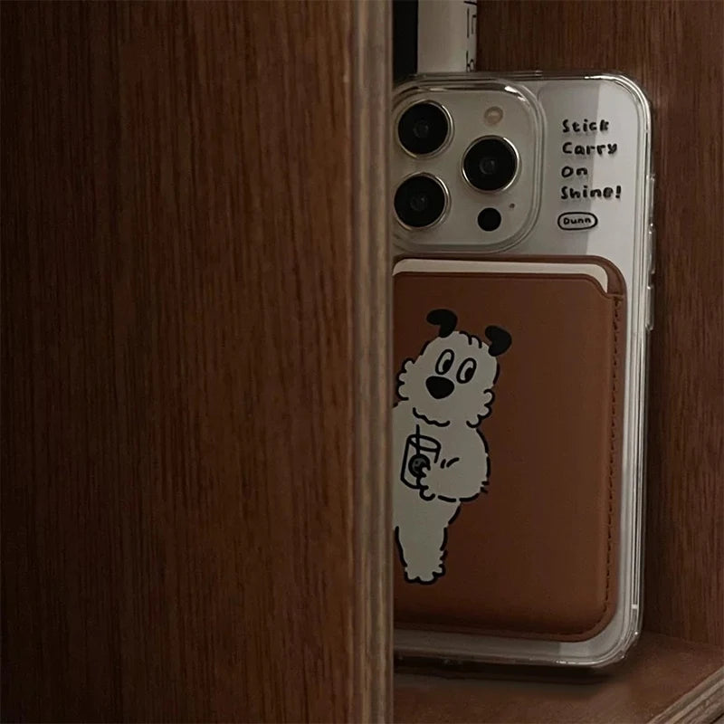 Dog MagSafe Card Holder
