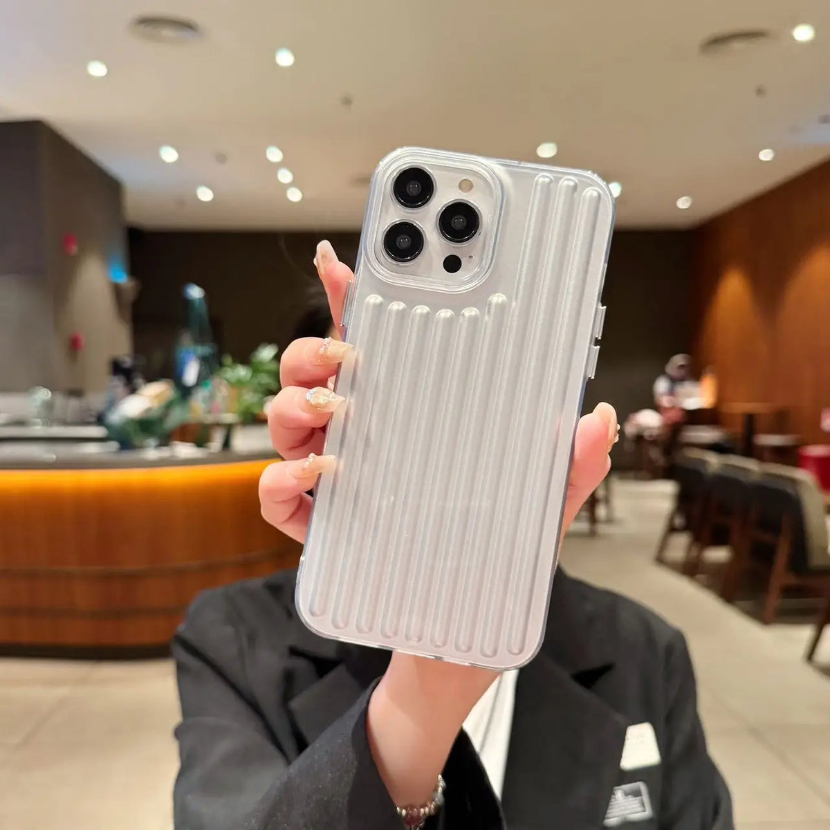 Suitcase Stripe Case