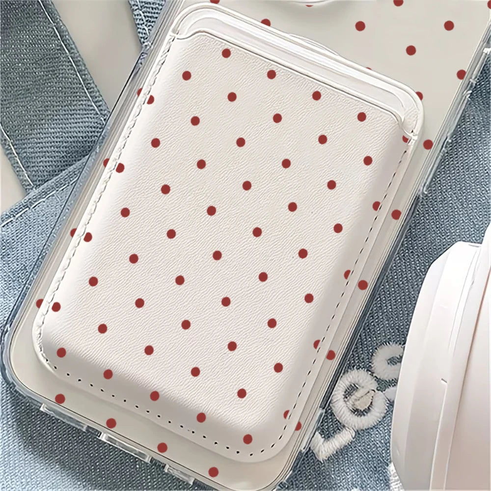 Red Dot MagSafe Wallet Case