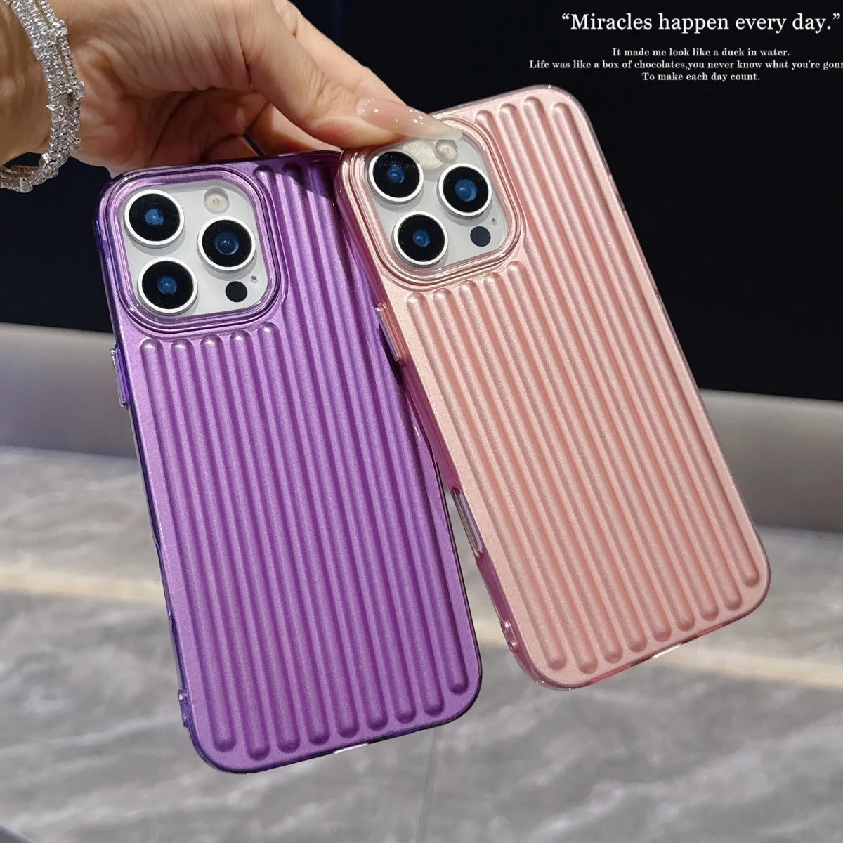 Suitcase Stripe Case