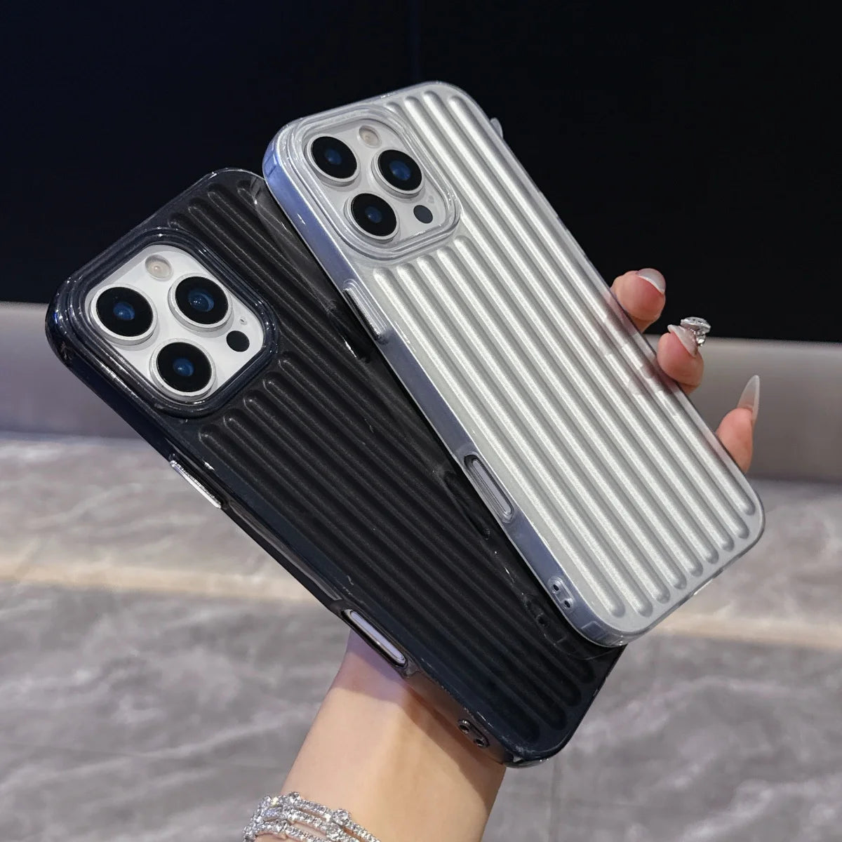 Suitcase Stripe Case