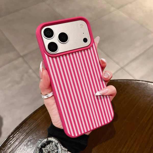Pink Stripe Matte Case