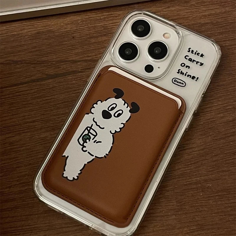 Dog MagSafe Card Holder
