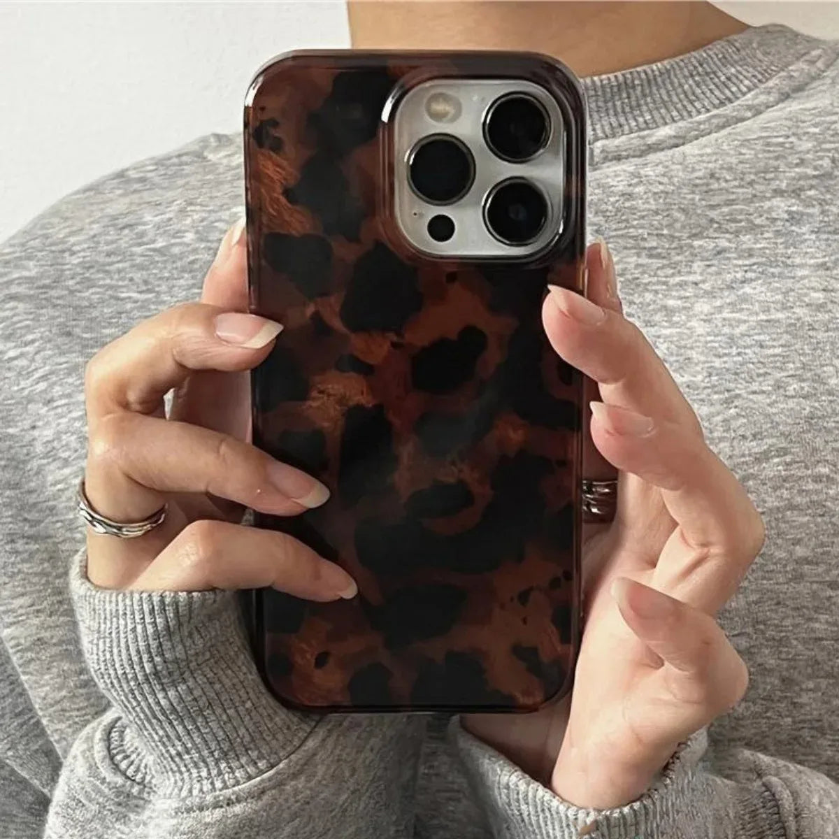 Colour Block Plaid Case