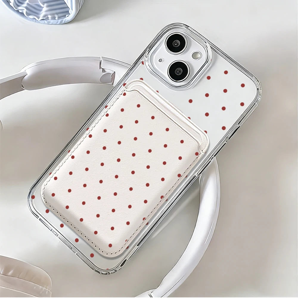Red Dot MagSafe Wallet Case
