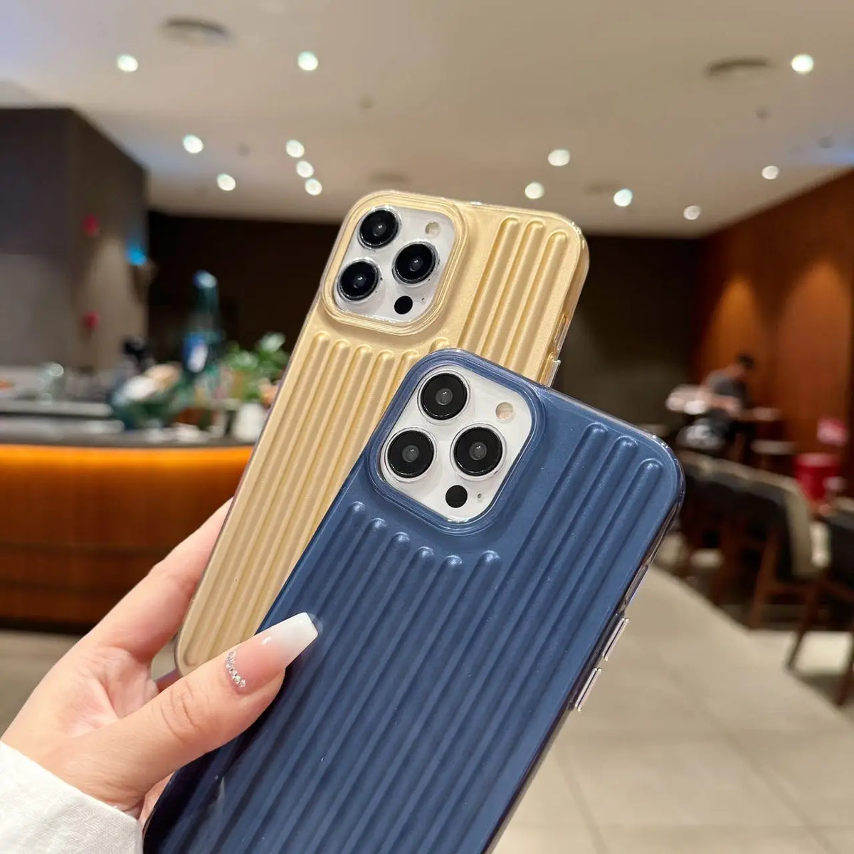Suitcase Stripe Case