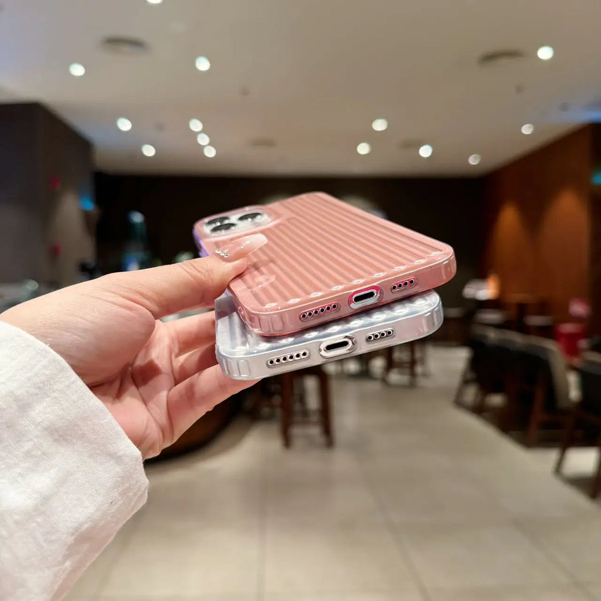 Suitcase Stripe Case