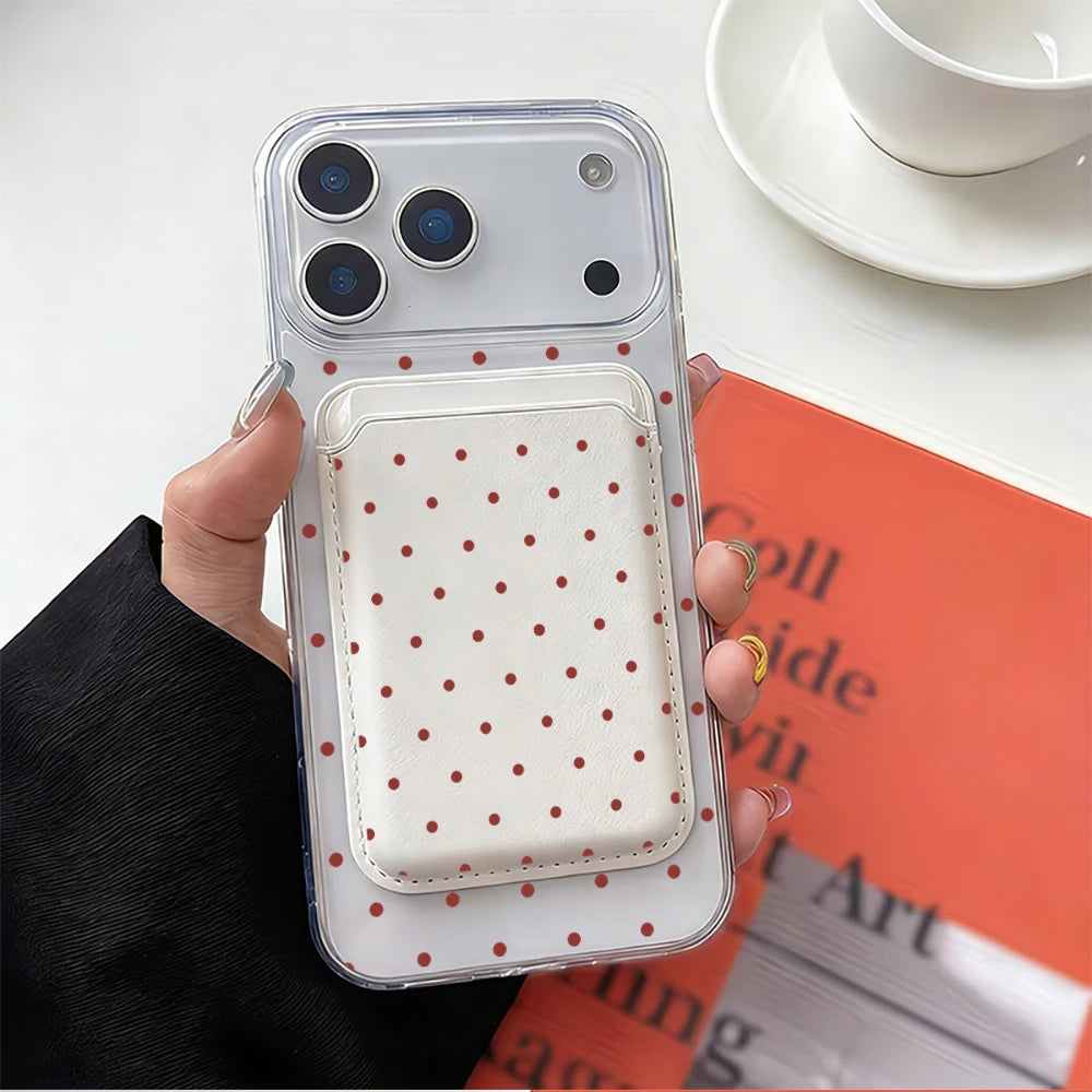 Red Dot MagSafe Wallet Case